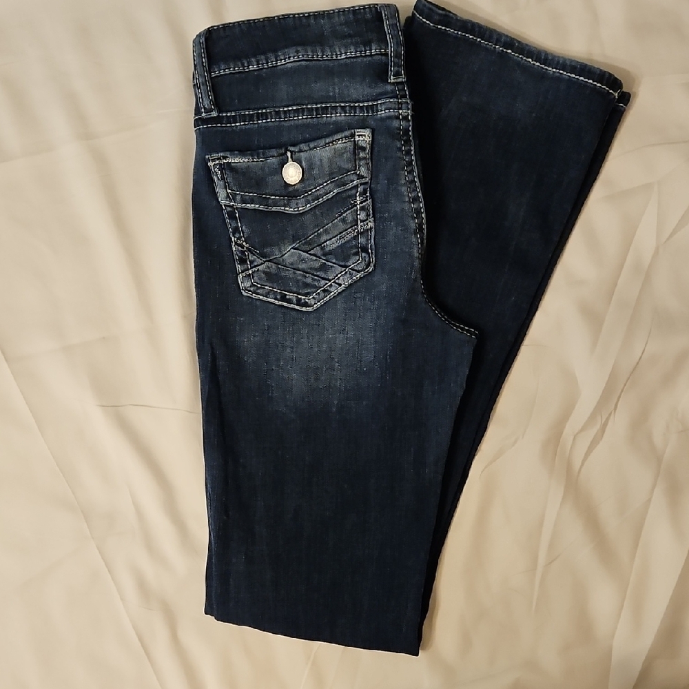 Daytrip by Buckle Classic Indigo Boot Cut Jeans 27 XL